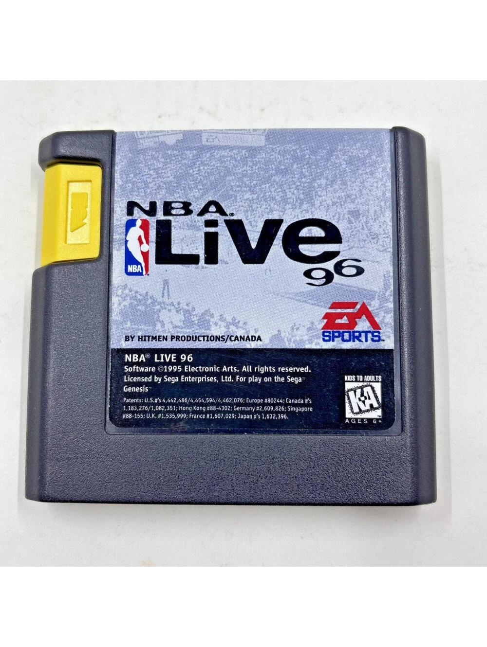 NBA Live 96 (Sega Genesis 1995) Cartridge With Manual-TESTED